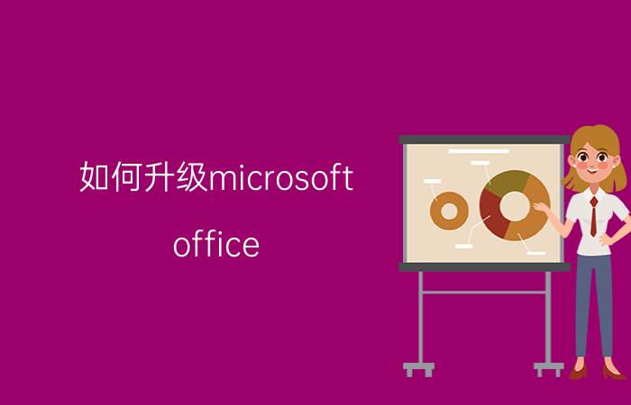 如何升级microsoft office 电脑上office怎么更改版本？